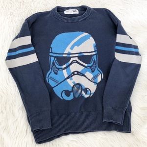 GAP Star Wars Storm Trooper Intarsia Sweater Medium